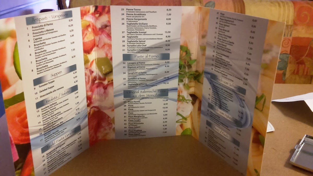 Menu Eiscafe, Pizzeria & Feinkost Mamma Mia-2